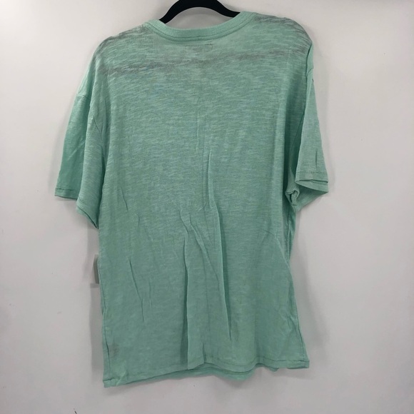 CHARLES AND A HALF Seafoam Green Short Sleeve Knit Pocket Tee Tshirt NWT Men M - Picture 7 of 7